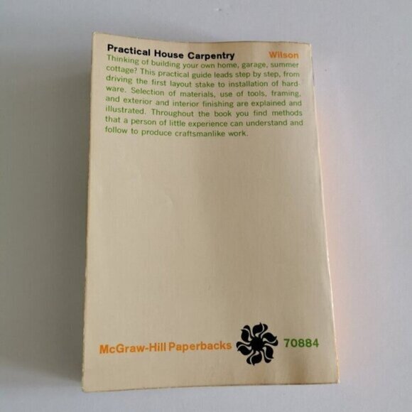 1957 Practical House Carpentry Book Wilson Craftsman Building Simplified Vintage - Picture 4 of 9